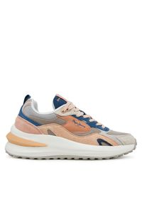 Pepe Jeans Sneakersy Winslow Serie PLS600013 Brązowy. Kolor: brązowy. Materiał: zamsz, skóra