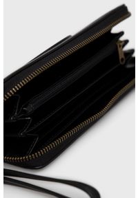 Armani Exchange Portfel 948068.CC717 damski kolor czarny. Kolor: czarny. Materiał: materiał. Wzór: gładki #4