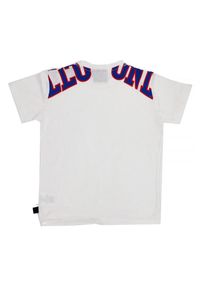 LEONE 1947 APPAREL - Koszulka sportowa z krótkim rękawem dziecięca duże logo. Kolor: biały. Długość rękawa: krótki rękaw. Długość: krótkie. Sport: joga i pilates #2