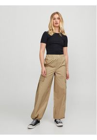 JJXX Spodnie materiałowe Yoko 12224655 Beżowy Cargo Fit. Kolor: beżowy. Materiał: bawełna #7