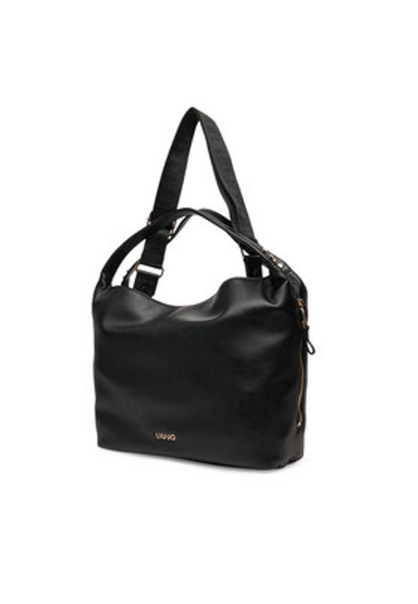 Liu Jo Torebka Ecs M Hobo AF5058 E0058 Czarny. Kolor: czarny. Materiał: skórzane