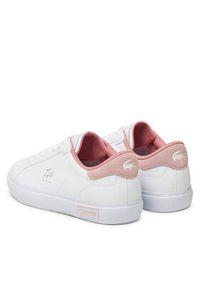 Lacoste Sneakersy Powercourt 7-49SFA0085 Biały. Kolor: biały. Materiał: skóra