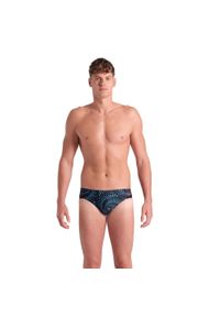 Kąpielówki Arena Fireflow Swim Briefs. Kolor: czarny, niebieski