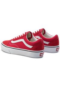 Vans Tenisówki Old Skool VN0A4BV5JV61 Czerwony. Kolor: czerwony. Materiał: zamsz, skóra #7