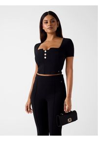 Guess Top 180186 Czarny Classic Fit. Kolor: czarny #1