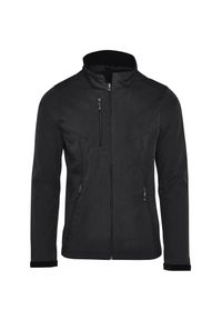 SG - Męska Kurtka Soft Shell Signature Bez Metki. Kolor: czarny