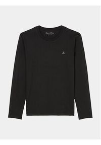 Marc O'Polo Longsleeve B21 2012 52210 Czarny Regular Fit. Typ kołnierza: polo. Kolor: czarny. Materiał: bawełna. Długość rękawa: długi rękaw #3