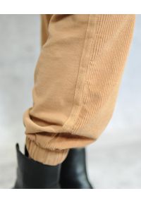 Deha - DEHA - Brązowe spodnie ze sztruksu. Stan: podwyższony. Kolor: brązowy. Materiał: sztruks. Wzór: gładki. Styl: sportowy #2