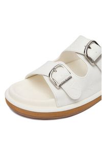 Guess Jeans Klapki EO-R26SS03458 Biały. Kolor: biały. Materiał: skóra #2