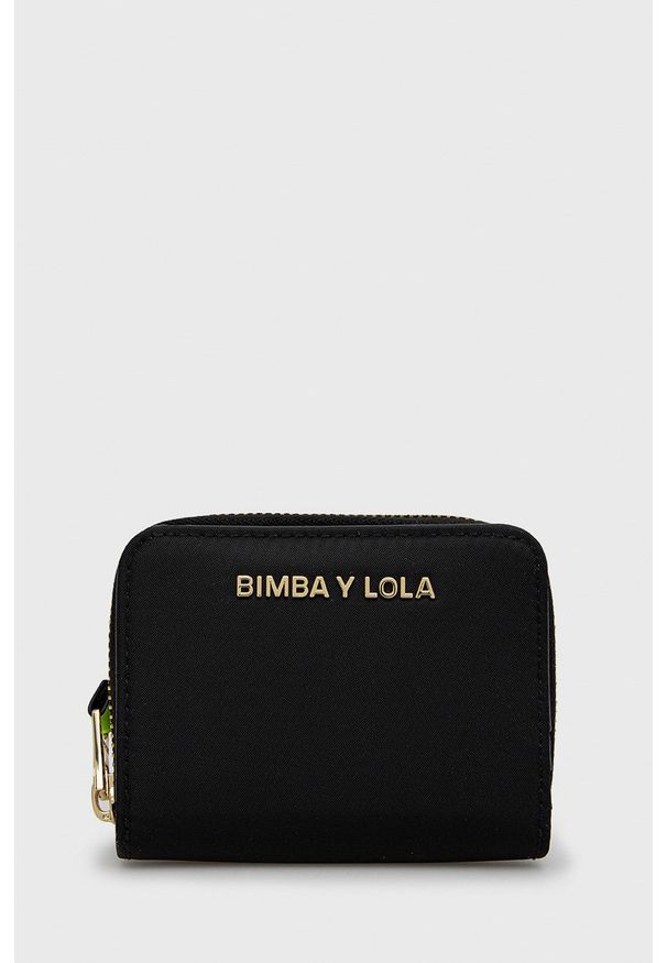 Bimba y Lola - Bimba Y Lola Portfel damski kolor czarny. Kolor: czarny. Materiał: materiał. Wzór: gładki