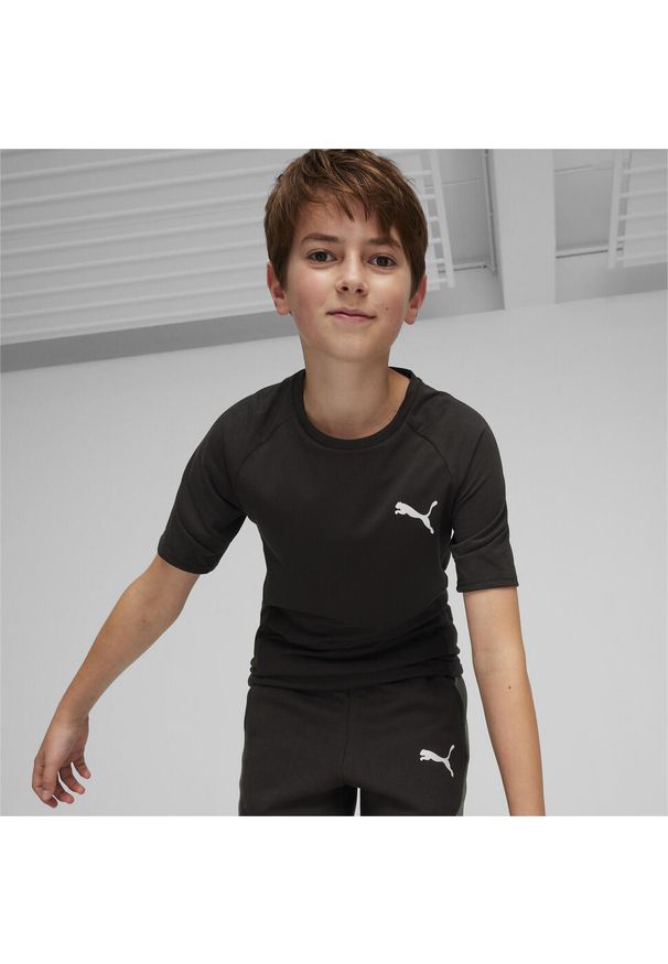 Puma Koszulka Evostripe 67919501. Kolor: czarny. Sport: joga i pilates