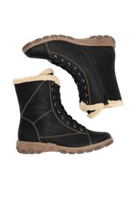 Rieker Trzewiki Z0102-00 Czarny. Kolor: czarny. Materiał: materiał #4