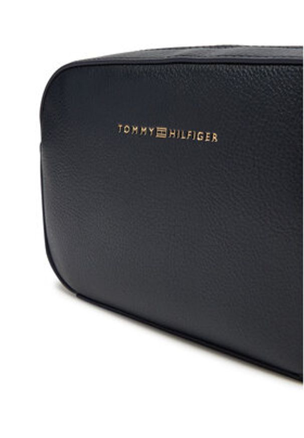 TOMMY HILFIGER - Tommy Hilfiger Torebka AW0AW17450 Granatowy. Kolor: niebieski. Materiał: skórzane