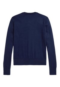 Polo Ralph Lauren Kardigan 211971871004 Granatowy Slim Fit. Typ kołnierza: polo. Kolor: niebieski. Materiał: bawełna #3