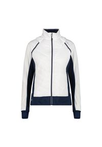 Polar hybrydowy z odpinanymi rękawami dla kobiet CMP. Kolor: czarny, biały, wielokolorowy. Materiał: polar. Sport: turystyka piesza #1