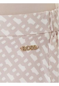 BOSS Szorty piżamowe Sateen 50545612 Beżowy Regular Fit. Kolor: beżowy. Materiał: wiskoza #5