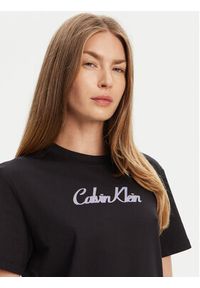 Calvin Klein Jeans T-Shirt Classic Logo LV047C854G Czarny Regular Fit. Kolor: czarny. Materiał: bawełna #4