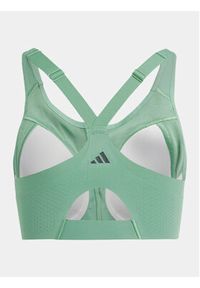 Adidas - adidas Biustonosz sportowy TLRD Impact Luxe IT6655 Zielony. Kolor: zielony. Materiał: syntetyk #4