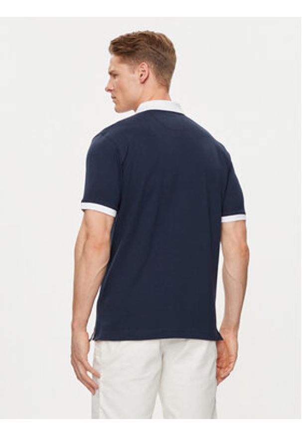La Martina Polo YMP305 PK001 Granatowy Regular Fit. Typ kołnierza: polo. Kolor: niebieski. Materiał: bawełna
