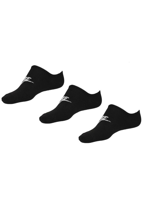 SKARPETY Nike Sportswear Everyday Essential No Show Socks 3P. Kolor: czarny. Materiał: poliester, materiał. Sport: outdoor