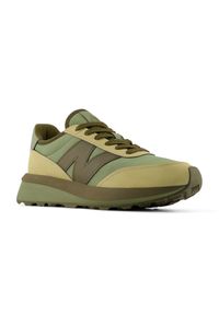 Buty unisex New Balance U370OC – zielone. Kolor: zielony. Materiał: skóra, zamsz. Szerokość cholewki: normalna. Sezon: lato #5