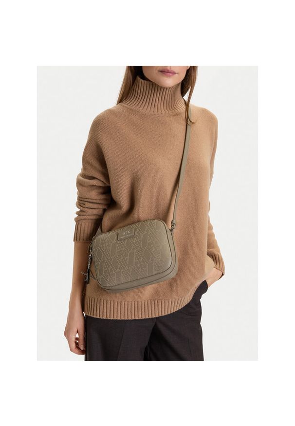 Torebka Armani Exchange. Kolor: brązowy