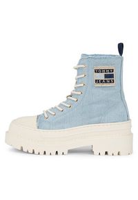 Tommy Jeans Trampki Foxing Denim Boot EN0EN02348 Niebieski. Kolor: niebieski. Materiał: materiał #3