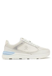 TOMMY HILFIGER - Tommy Hilfiger Sneakersy FW0FW08472 Biały. Kolor: biały. Materiał: skóra
