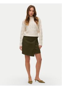 Vero Moda Golf Virgo 10331875 Beżowy Regular Fit. Typ kołnierza: golf. Kolor: beżowy. Materiał: syntetyk #4