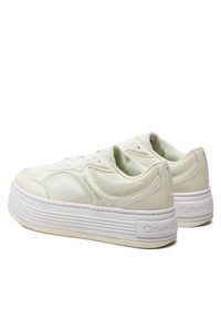 Calvin Klein Jeans Sneakersy Bold Platf Low Lace Mix In Mtl YW0YW01471 Beżowy. Kolor: beżowy