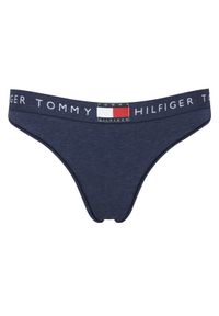 TOMMY HILFIGER - Tommy Hilfiger Stringi UW0UW06039 Granatowy. Kolor: niebieski. Materiał: bawełna #1