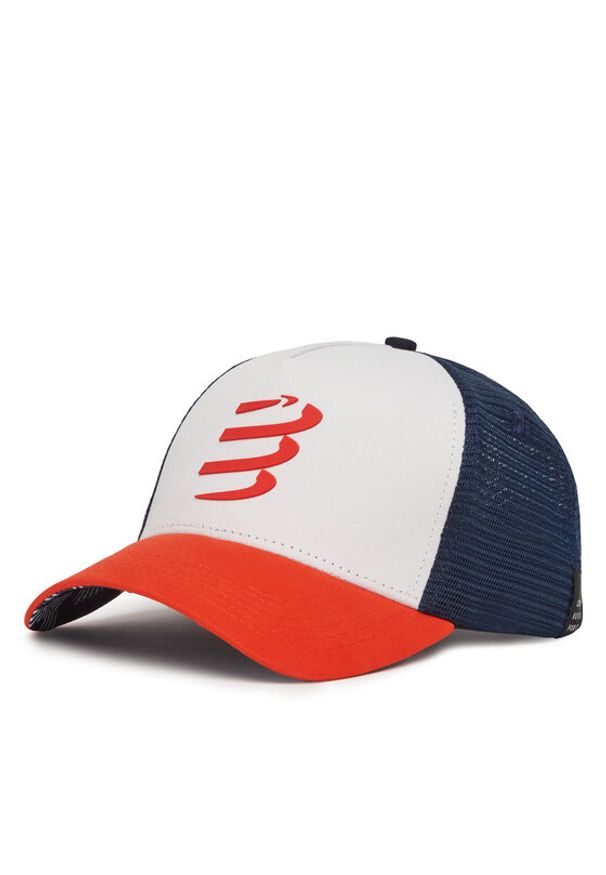 Compressport Czapka z daszkiem XHWU4190059TU Kolorowy. Materiał: materiał, bawełna. Wzór: kolorowy