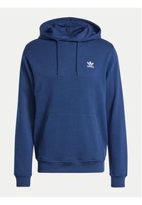 Adidas - adidas Bluza Trefoil Essentials IX7668 Granatowy Regular Fit. Kolor: niebieski. Materiał: bawełna