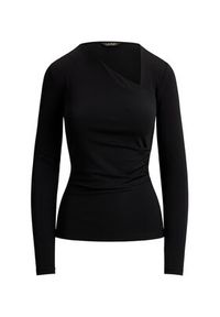 Lauren Ralph Lauren - LAUREN RALPH LAUREN Bluzka 200P13936001 Czarny Regular Fit. Kolor: czarny. Materiał: syntetyk #7