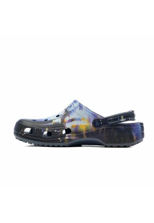 Buty do chodzenia męskie Crocs Classic Meta Scape Clog. Zapięcie: bez zapięcia. Kolor: czarny. Materiał: guma, materiał, syntetyk. Szerokość cholewki: normalna. Sport: turystyka piesza