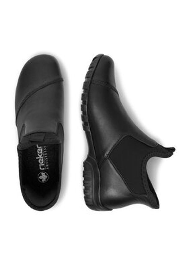 Rieker Botki CEO-L4677-00 Czarny. Kolor: czarny. Materiał: skóra