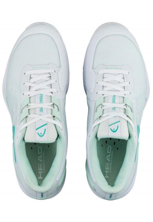 Buty do tenisa damskie Head Sprint Pro 3.5n. Kolor: biały. Materiał: materiał, syntetyk. Szerokość cholewki: normalna. Sport: bieganie, tenis