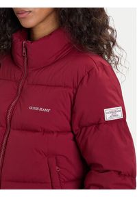 Guess Jeans Kurtka zimowa W4BL20 WGII2 Czerwony Regular Fit. Kolor: czerwony. Materiał: syntetyk. Sezon: zima #5