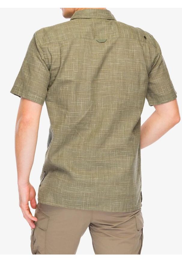 ROYAL ROBBINS - Koszula turystyczna męska Royal Robbins Hempline Spaced SS. Kolor: zielony