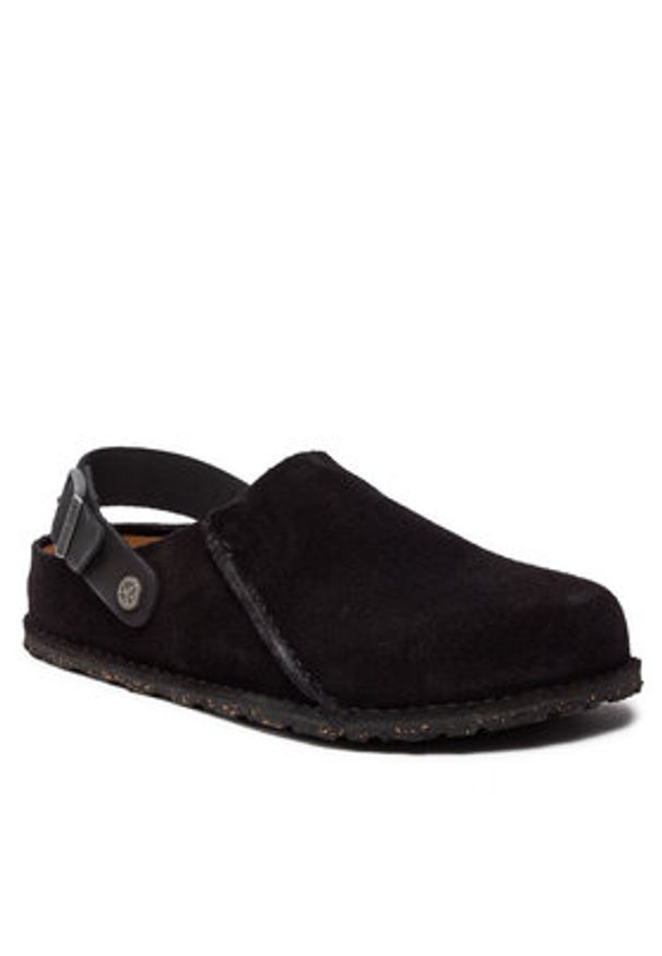 Birkenstock Sandały Lutry 1025323 Czarny. Kolor: czarny. Materiał: skóra