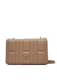 TOMMY HILFIGER - Tommy Hilfiger Torebka AW0AW17454 Beżowy. Kolor: beżowy. Materiał: skórzane