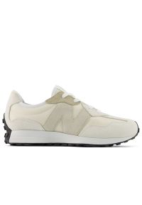 Buty młodzieżowe New Balance G3273TZ - beżowe. Okazja: na co dzień. Zapięcie: sznurówki. Kolor: beżowy. Materiał: syntetyk, materiał, guma, zamsz. Szerokość cholewki: normalna. Sezon: lato #1