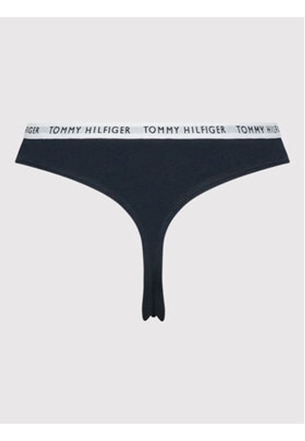 TOMMY HILFIGER - Tommy Hilfiger Komplet 3 par stringów UW0UW02829 Kolorowy. Materiał: bawełna. Wzór: kolorowy