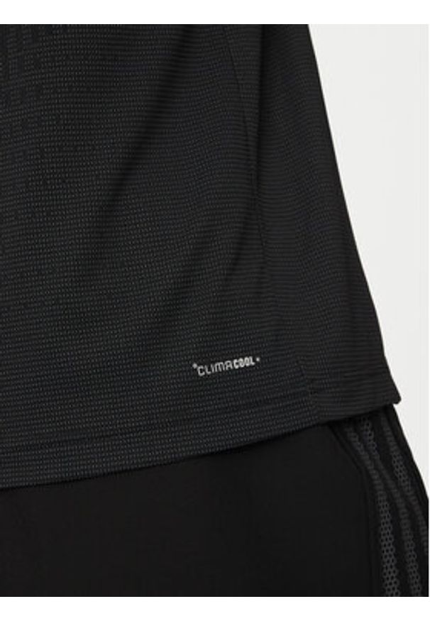 Adidas - adidas Koszulka techniczna Airchill JI8196 Czarny Slim Fit. Kolor: czarny. Materiał: syntetyk