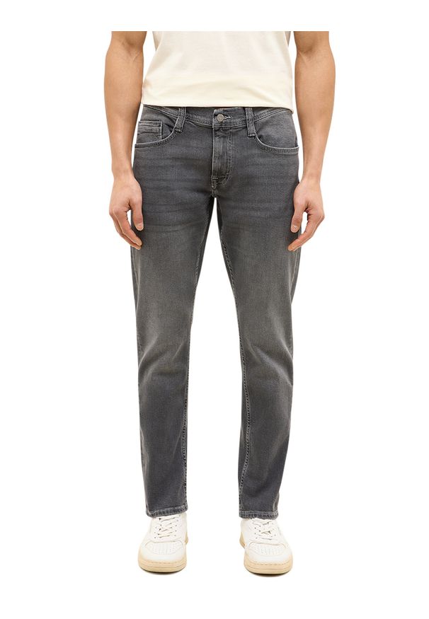 Mustang - Męskie Spodnie Jeansowe MUSTANG Oregon Slim Denim Black 1015863 4000 302