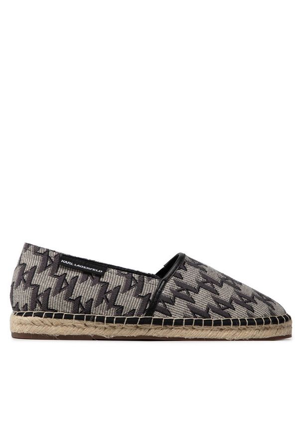 Karl Lagerfeld - Espadryle KARL LAGERFELD. Kolor: szary