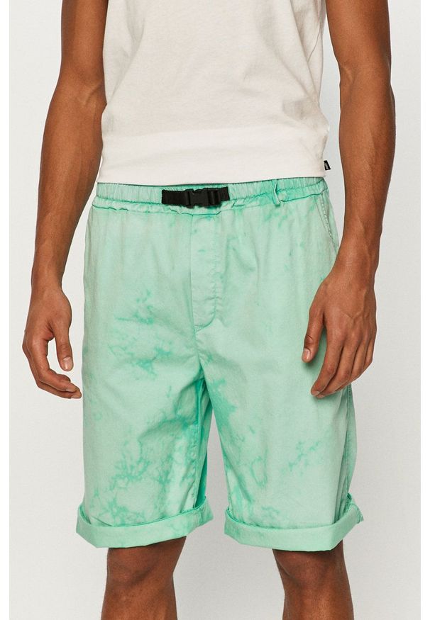 CATerpillar - Caterpillar - Szorty. Okazja: na co dzień. Kolor: turkusowy. Styl: casual