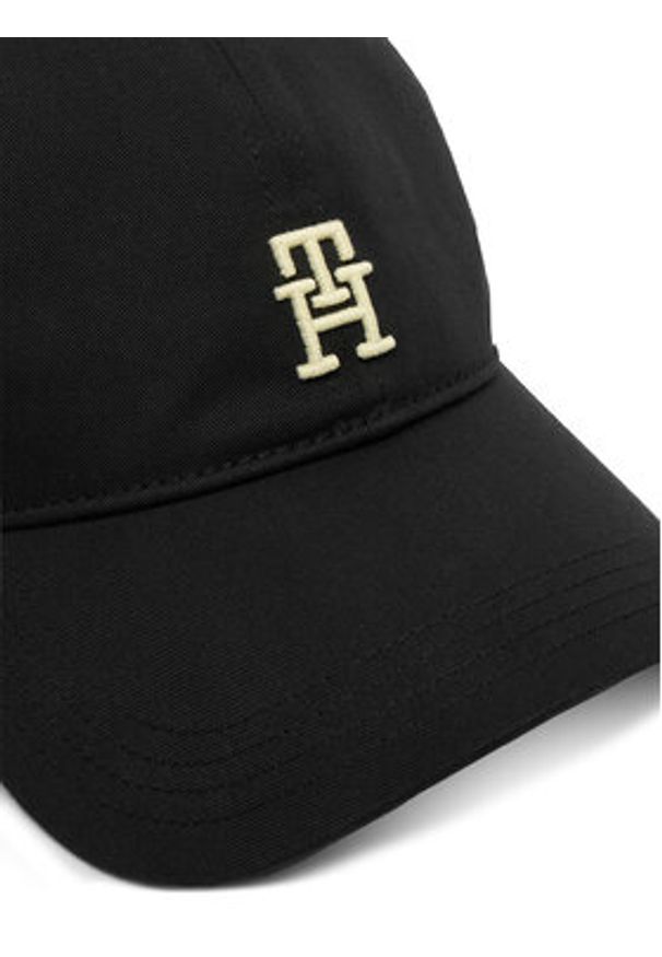 TOMMY HILFIGER - Tommy Hilfiger Czapka z daszkiem Imd Color 6 Panel AM0AM13542 Czarny. Kolor: czarny. Materiał: bawełna