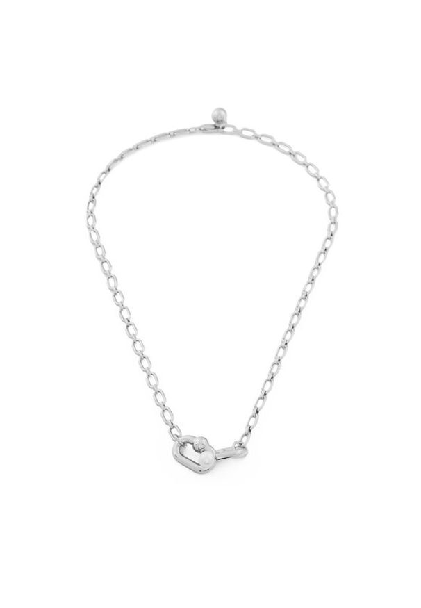 Furla Naszyjnik Mianuvola WJ00263 K22000 AR000 Srebrny. Materiał: metalowe. Kolor: srebrny