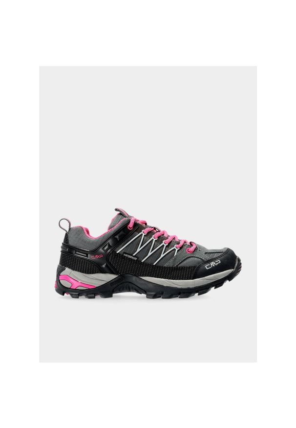CAMPAGNOLO - Buty turystyczne damskie CMP Rigel Low WP. Kolor: czarny, szary, wielokolorowy. Styl: sportowy. Sport: turystyka piesza